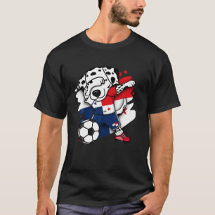 Camiseta Dabbing Dalmaciano Panamá Soccer Fãs Do Futebol De