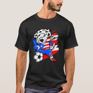 Camiseta Dabbing Dalmaciano Porto Rico Soccer Fans Jersey F