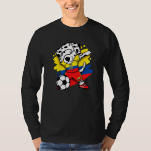 Camiseta Dabbing Dalmatian Equador Futebol Fãs Do Equador