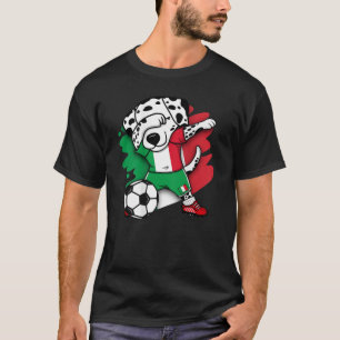 Camiseta Dabbing Dalmatian Italy Soccer Fans Jersey Italian