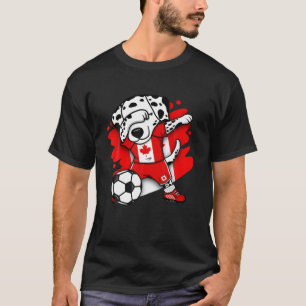 Camiseta Dabbing Dalmatiano Canadá Soccer Fans Jersey
