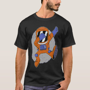 Camiseta dabbing de astronauta do espaço espacial