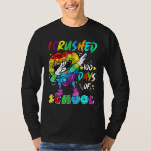 Camiseta Dabbing De Brinquedo Fidget, Eu Esmagei 100 Dias D