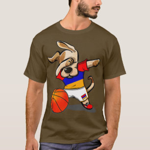 Camiseta Dabbing Dog Armenia Basketball Armenian Flag Sport