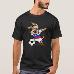 Camiseta Dabbing Dog Eslovênia Soccer Fans Jersey