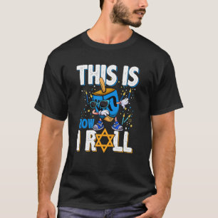 Camiseta Dabbing Dreidel É Assim Que Eu Rolo Menorah Hanukk