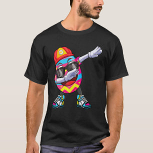 Camiseta Dabbing Easter Egg Fireglass Figurume Para Bombeir