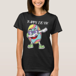 Camiseta Dabbing Eggs Bunny Rabbit Day Boys Girls Ki
