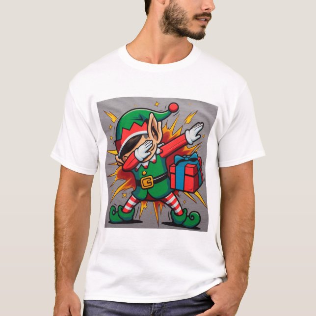 Camiseta Dabbing Elf (Frente)