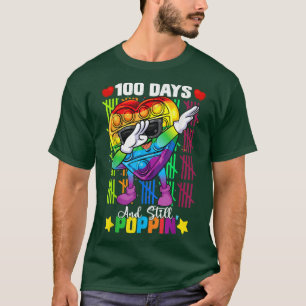 Camiseta Dabbing Fidget Toy 100 Dias De Escola Ainda Poppin