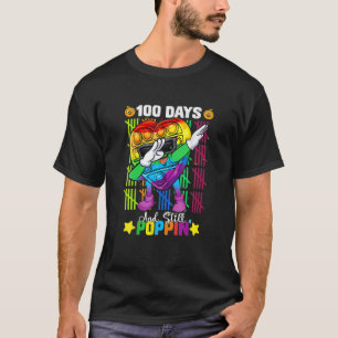 Camiseta Dabbing Fidget Toy 100 Dias De Escola Ainda Poppin