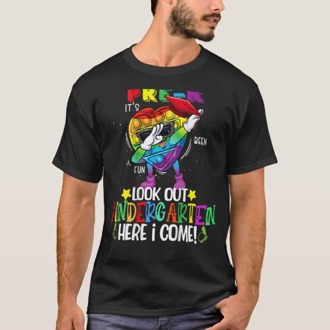 Camiseta Dabbing Fidget Toy So Long Pre K Graduation Kinder (Frente)