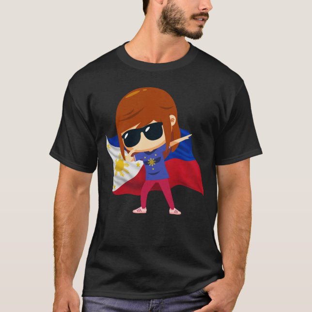 Camiseta Dabbing Filipinas Girl Orud Filipina Love Pinay (Frente)