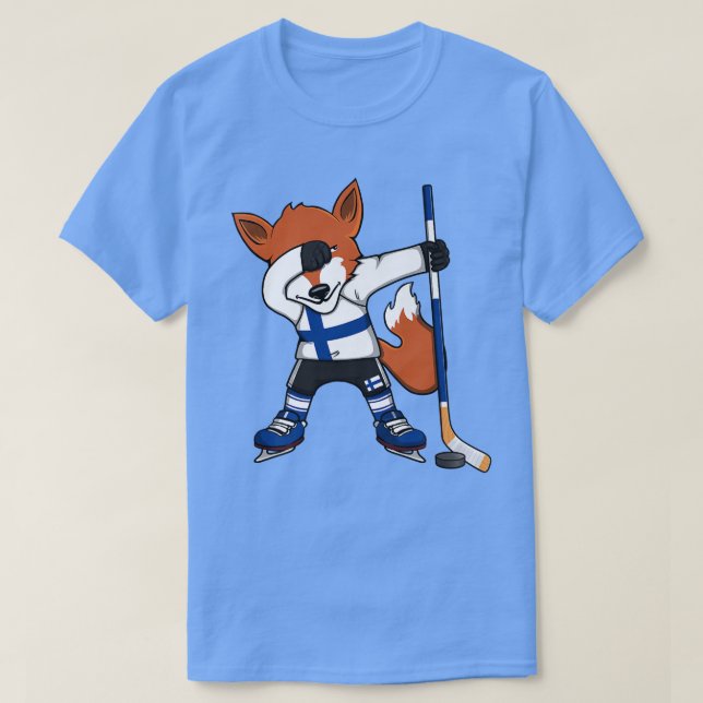 Camiseta Dabbing Fo Finland Ice Hockey Fans Jersey Dab Wint (Frente do Design)