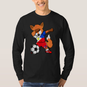 Camiseta Dabbing Fox Filipinas Soccer Fans Jersey Flag Fo