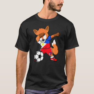 Camiseta Dabbing Fox Filipinas Soccer Fans Jersey Flag Fo