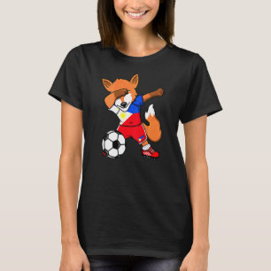 Camiseta Dabbing Fox Filipinas Soccer Fans Jersey Flag Fo