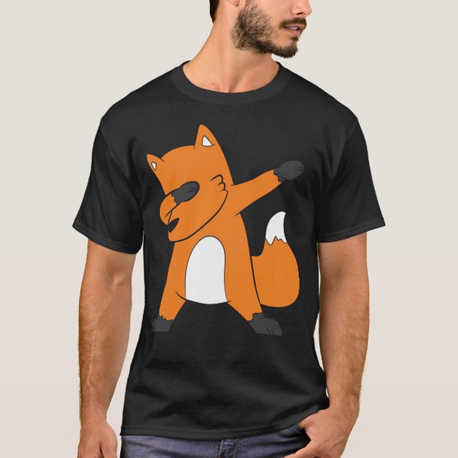 Camiseta Dabbing Fox Funny Fox Dab (Frente)