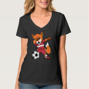 Camiseta Dabbing Fox Latvia Soccer Fans Jersey Letão Foot