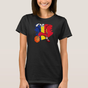 Camiseta Dabbing French Buldog Romênia Fan Jers
