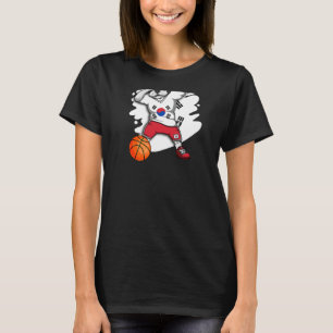 Camiseta Dabbing French Buldog South Korea Basball Fan