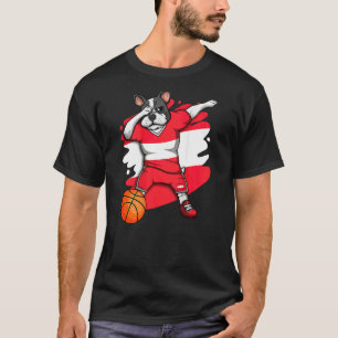 Camiseta Dabbing French Buldogue Austria Basball Fan Jers