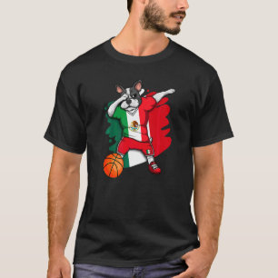 Camiseta Dabbing French Buldogue Mexico Basball Fan Jerse