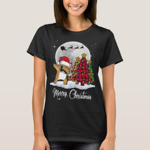 Camiseta Dabbing French Bulldog Dab Dog Christmas Tree Funn
