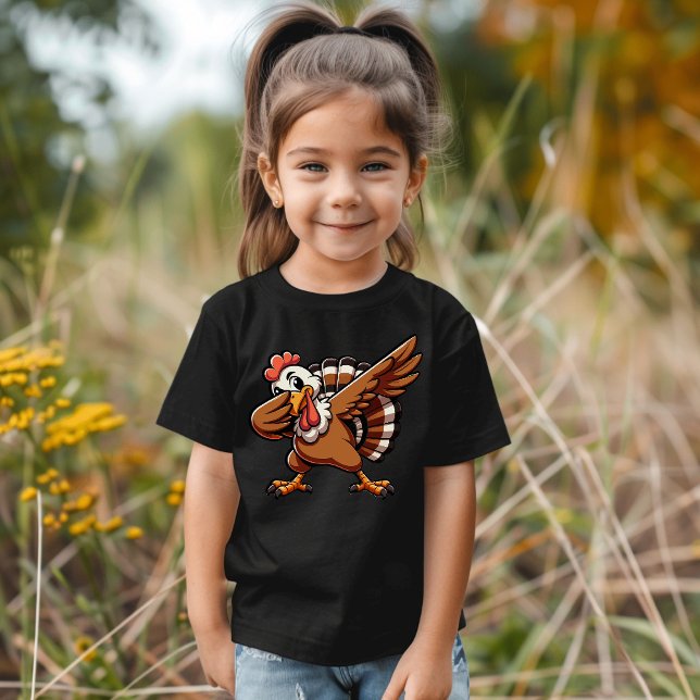 Camiseta Dabbing Funny Turkey (Criador carregado)