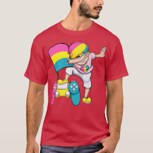 Camiseta Dabbing Gamer LGBT-Q Video game Controller Pansexu