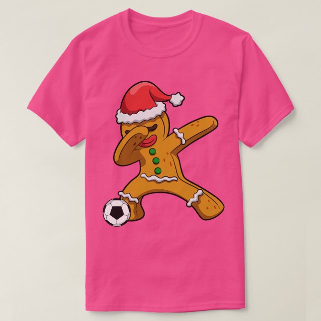 Camiseta Dabbing Gingerbird Man Christmas (Frente do Design)
