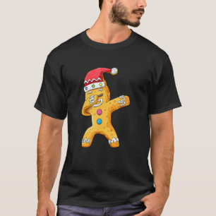 Camiseta Dabbing Gingerbird Man Dab Christmas Biscuit Gin