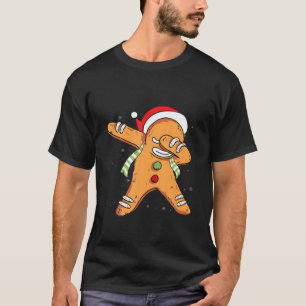 Camiseta Dabbing Gingercake Kids Boys Xmas Cookies Papais n