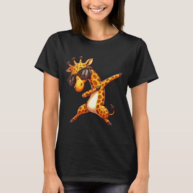 Camiseta Dabbing Giraffe  (Frente)