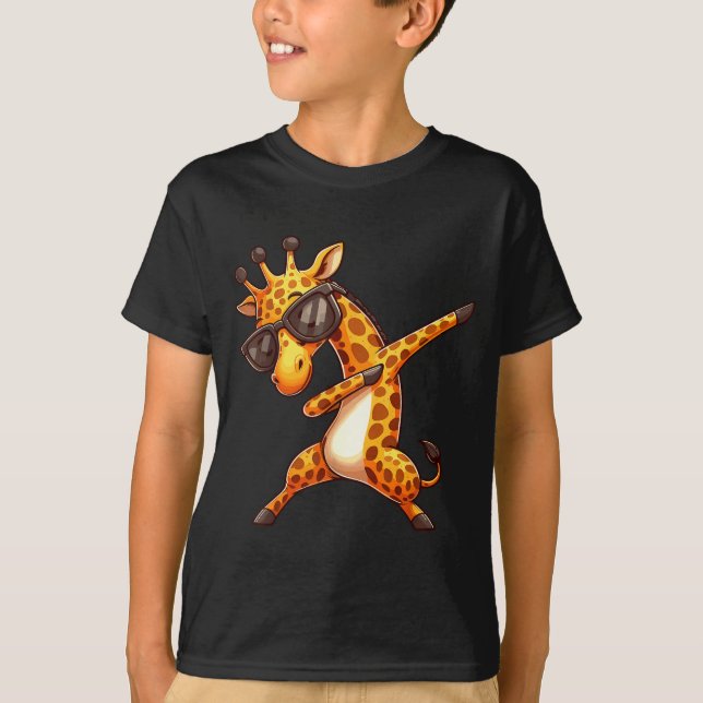 Camiseta Dabbing Giraffe  (Frente)