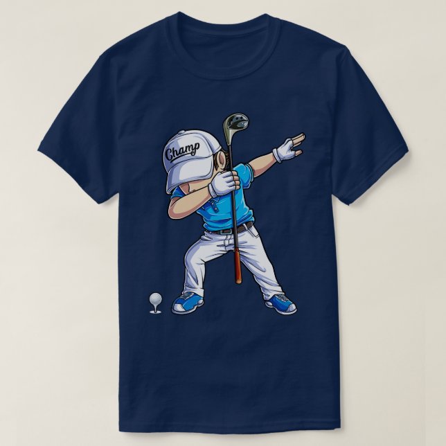 Camiseta Dabbing Golf for Men Girl Sports Love (Frente do Design)