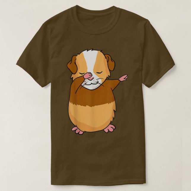 Camiseta Dabbing Guiné Pig Funny Dab Gift (Frente do Design)