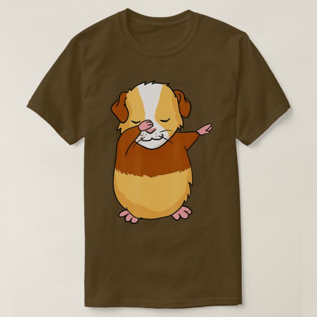 Camiseta Dabbing Guiné Pig Funny Dab Gift - 1 (Frente do Design)