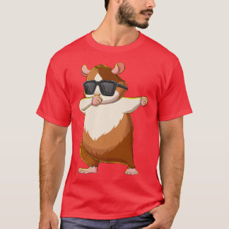 Camiseta Dabbing Guinea Pig Wearing Sunglasses Dab Dance Gi