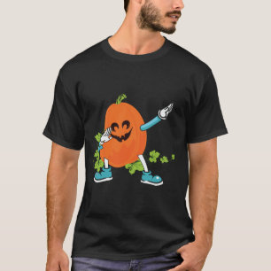 Camiseta Dabbing Halloween Boys Skeleton Zombie Scarbie Pum