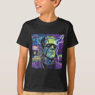 Camiseta Dabbing Halloween Skeleton Boys Trick Trey Funny