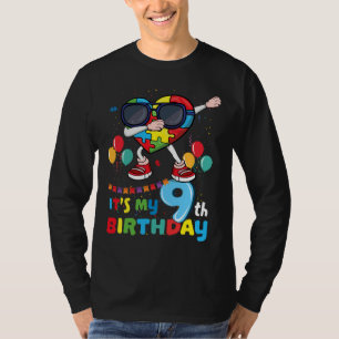 Camiseta Dabbing Heart Birth Rainbow Autism Awarness Agence