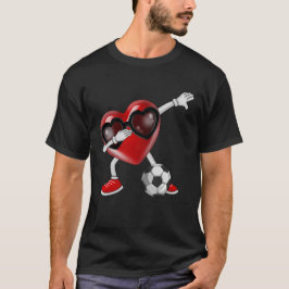 Camiseta Dabbing Heart Dab Cute Dia de os namorados Boys So