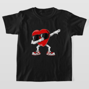 Camiseta Dabbing Heart Engraçado Gifts Mens Garotos Namorad