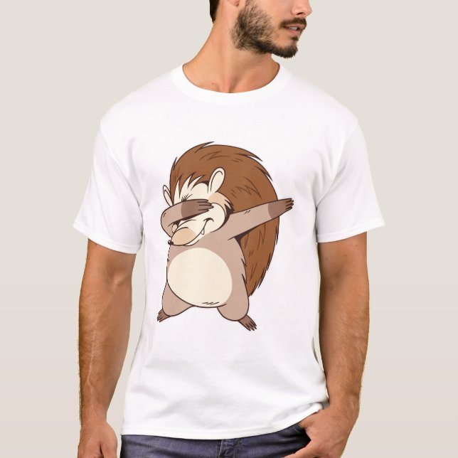 Camiseta Dabbing Hedgehog (Frente)