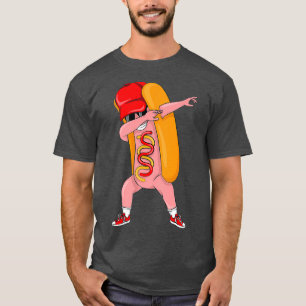 Camiseta Dabbing hot dog Dab Funny Gift ideal para homens c