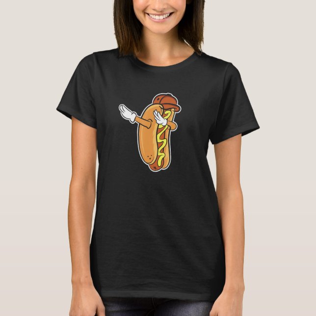 Camiseta Dabbing Hotdog (Frente)
