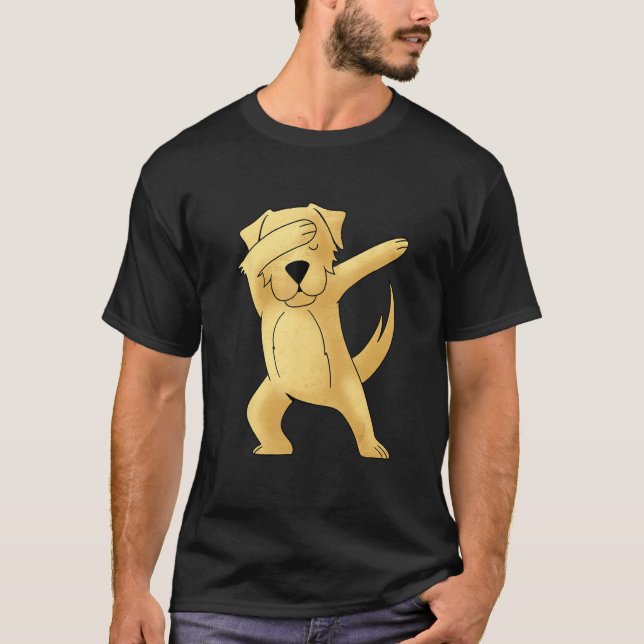 Camiseta Dabbing Labrador Retriever Dog Kids Labrador Lab D (Frente)