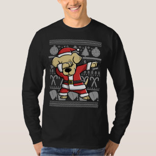Camiseta Dabbing Labrador Retriever Ugly Christmas Sweater