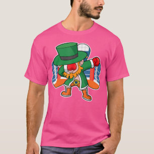 Camiseta Dabbing Leprechaun Boxing Irish Mc
